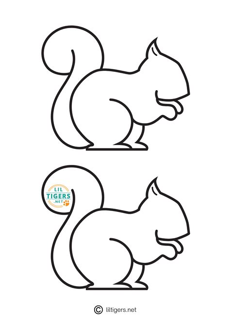 free printable squirrel template|free printable squirrel pattern.